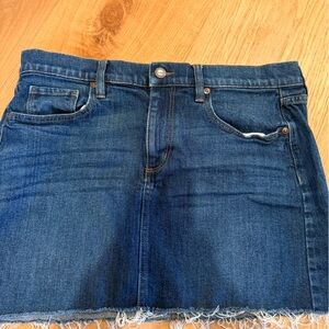 LOFT Classic Blue Denim Skirt
